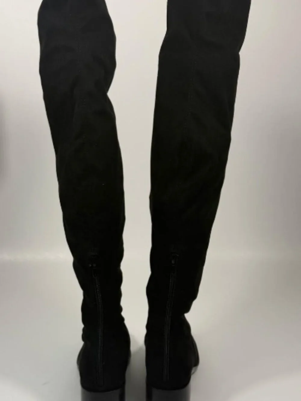 Steve Madden Jody Vegan Thigh High Boots Black 6M